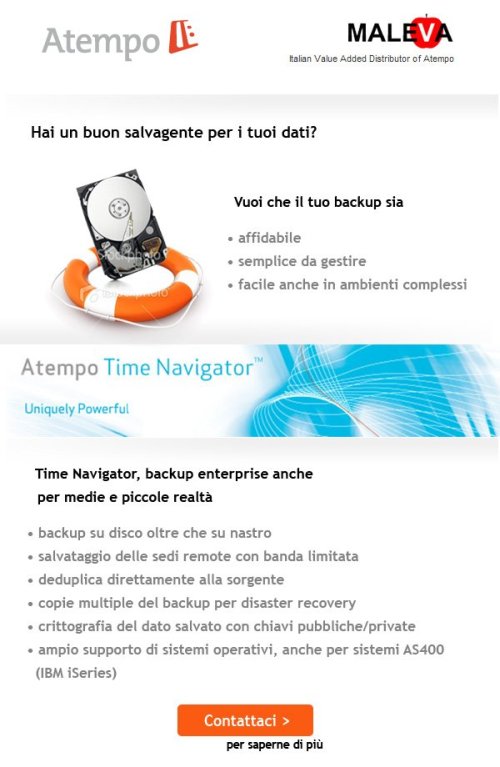 Atempo Time Navigator: Maleva Direct Email Marketing 1