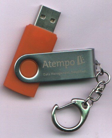 Atempo: chiavetta USB con demo LiveBackup